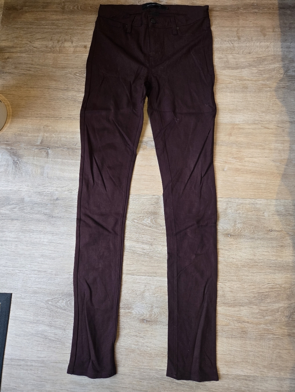 Calvin Klein Jeggings In Burgundy Sz 4